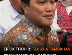 Erick Thohir Tegaskan Tak Ada Tambahan Pemain Naturalisasi Jelang Laga Penentu Timnas di Kualifikasi Piala Dunia