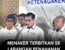 Menaker Terbitkan SE Larangan Penahanan Ijazah Pekerja oleh Perusahaan