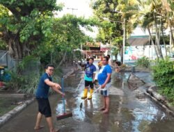 Wujudkan Lingkungan Kerja Nyaman dan Bersih, PLN Icon Plus SBU Regional Bali Nusa Tenggara Lakukan Gotong Royong Pasca Banjir