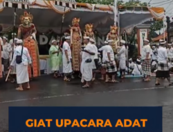 Upacara Adat Digelar di Desa Adat Ubung, Pengendara Diimbau Waspada saat Melintas di Jalan Cokroaminoto