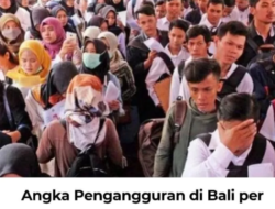 Pengangguran di Bali Terus Menurun, Namun Puluhan Ribu Warga Masih Mencari Pekerjaan