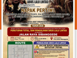 Penutupan dan Pengalihan Arus Lalu Lintas di Jalan Raya Sibanggede pada 12 Juli 2026