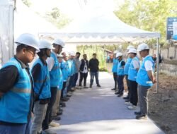 Semangat Wujudkan Energi Bersih di Gilimanuk, PLN Icon Plus Gelar Briefing Sebelum Melanjutkan Pekerjaan